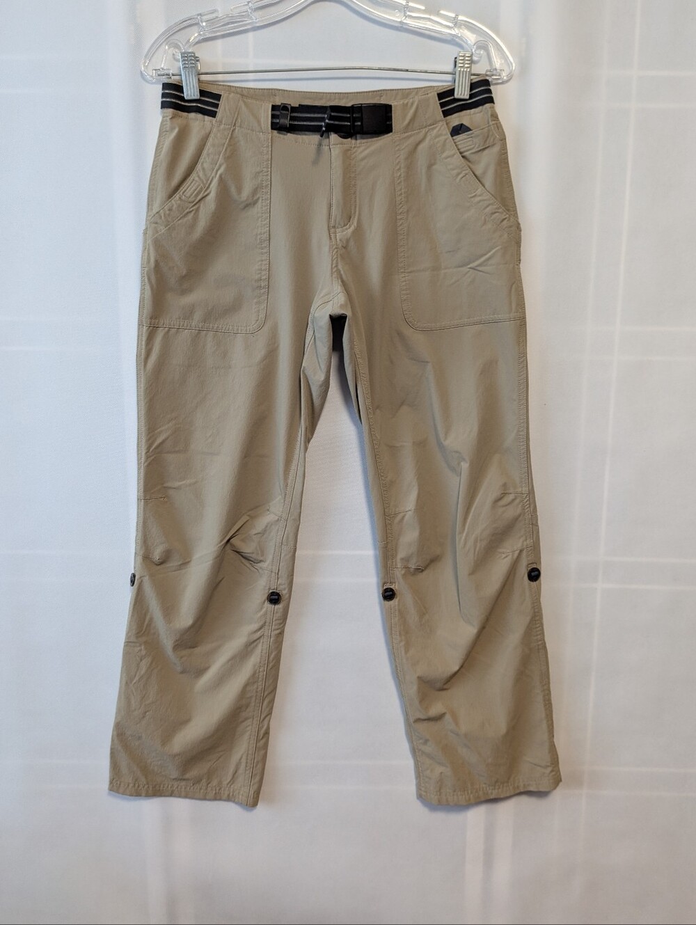 Eastern Mountain Women's Tan Sports hiking pants aize 2-S